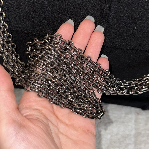 Authentic Wool Vintage Chanel Mademoiselle Chocolate Jumbo Flap 👜 - Picture 6 of 13